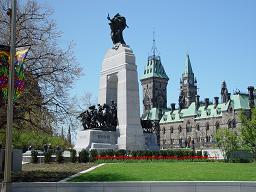 War Memorial and Chateau Laurier